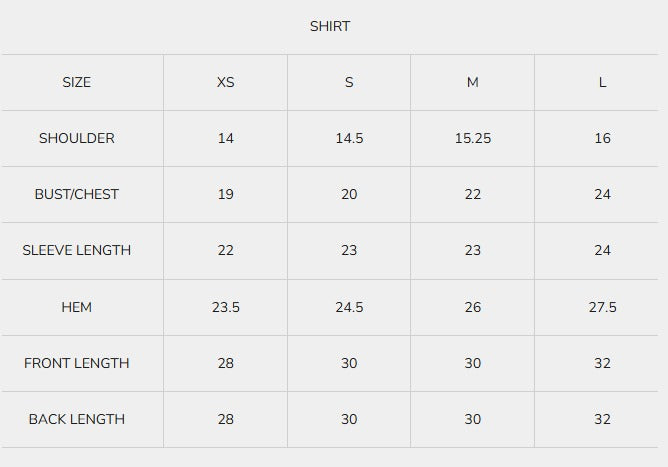 Size Guide