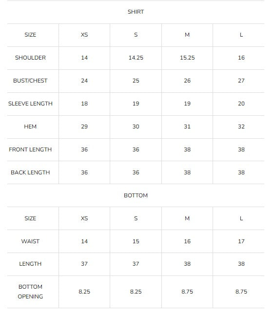 Size Guide