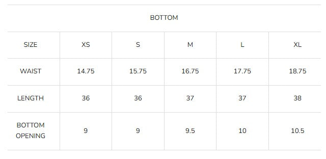 Size Guide
