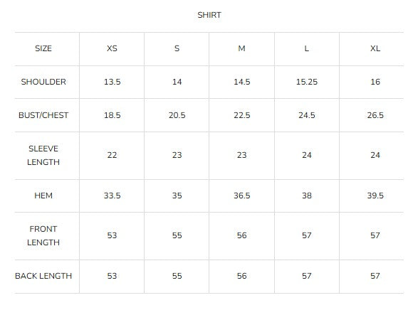 Size Guide