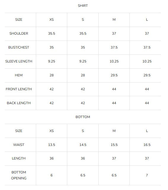Size Guide
