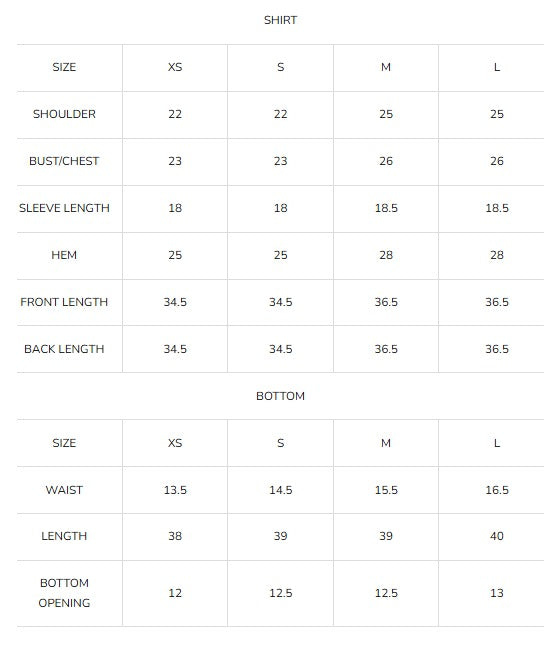 Size Guide