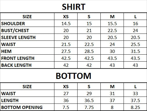 Size Guide