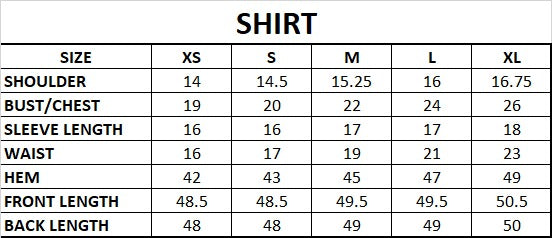 Size Guide