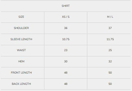 Size Guide