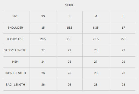 Size Guide