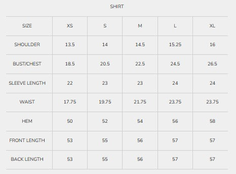 Size Guide