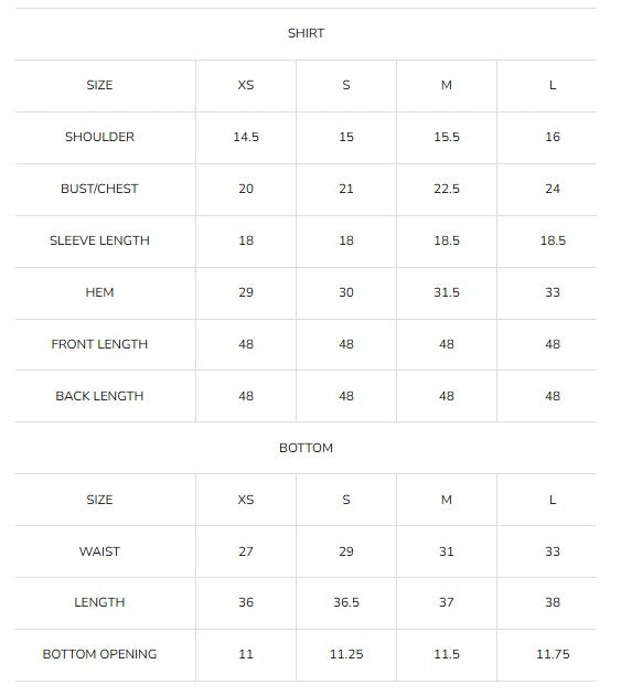 Size Guide