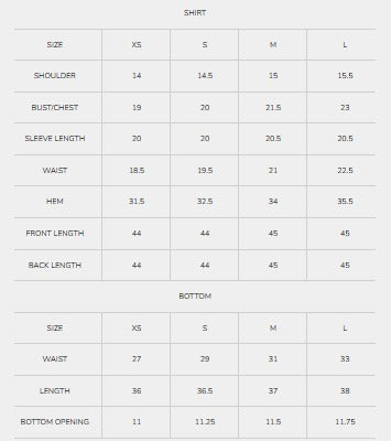 Size Guide