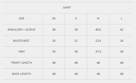 Size Guide