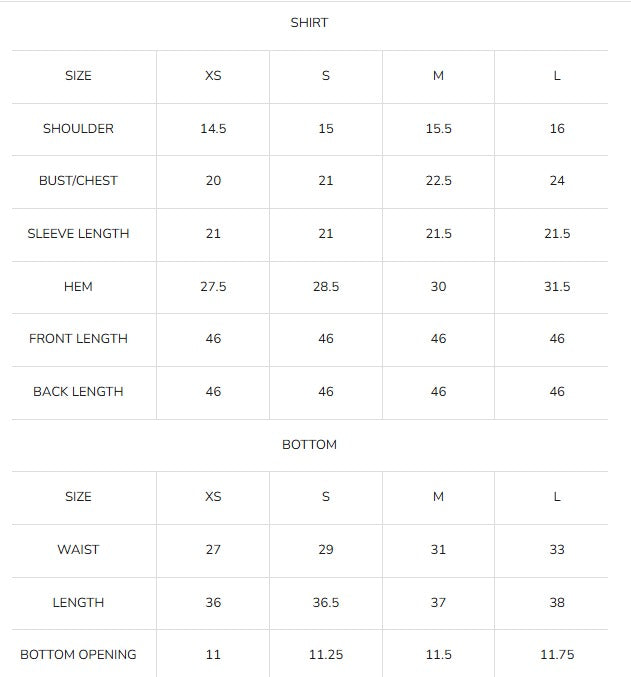 Size Guide