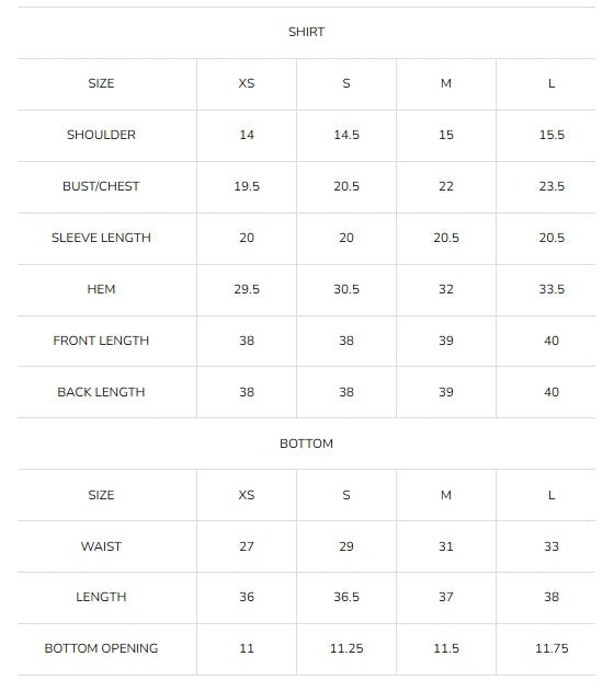 Size Guide