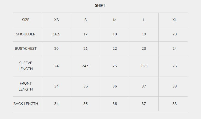 Size Guide