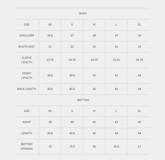 Size Guide