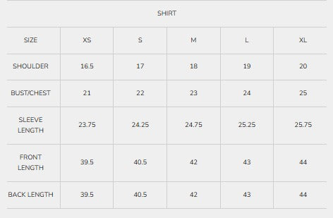 Size Guide