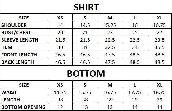 Size Guide