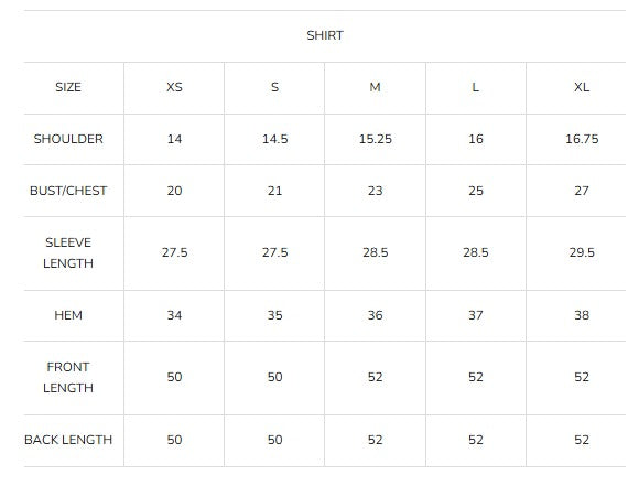 Size Guide