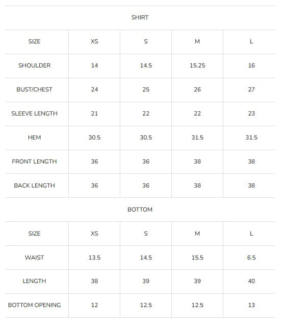Size Guide
