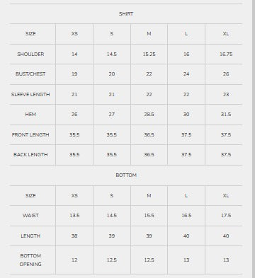Size Guide