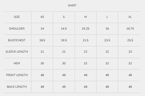 Size Guide
