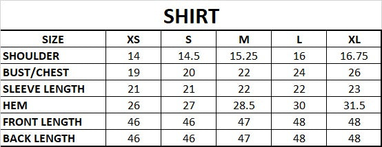 Size Guide